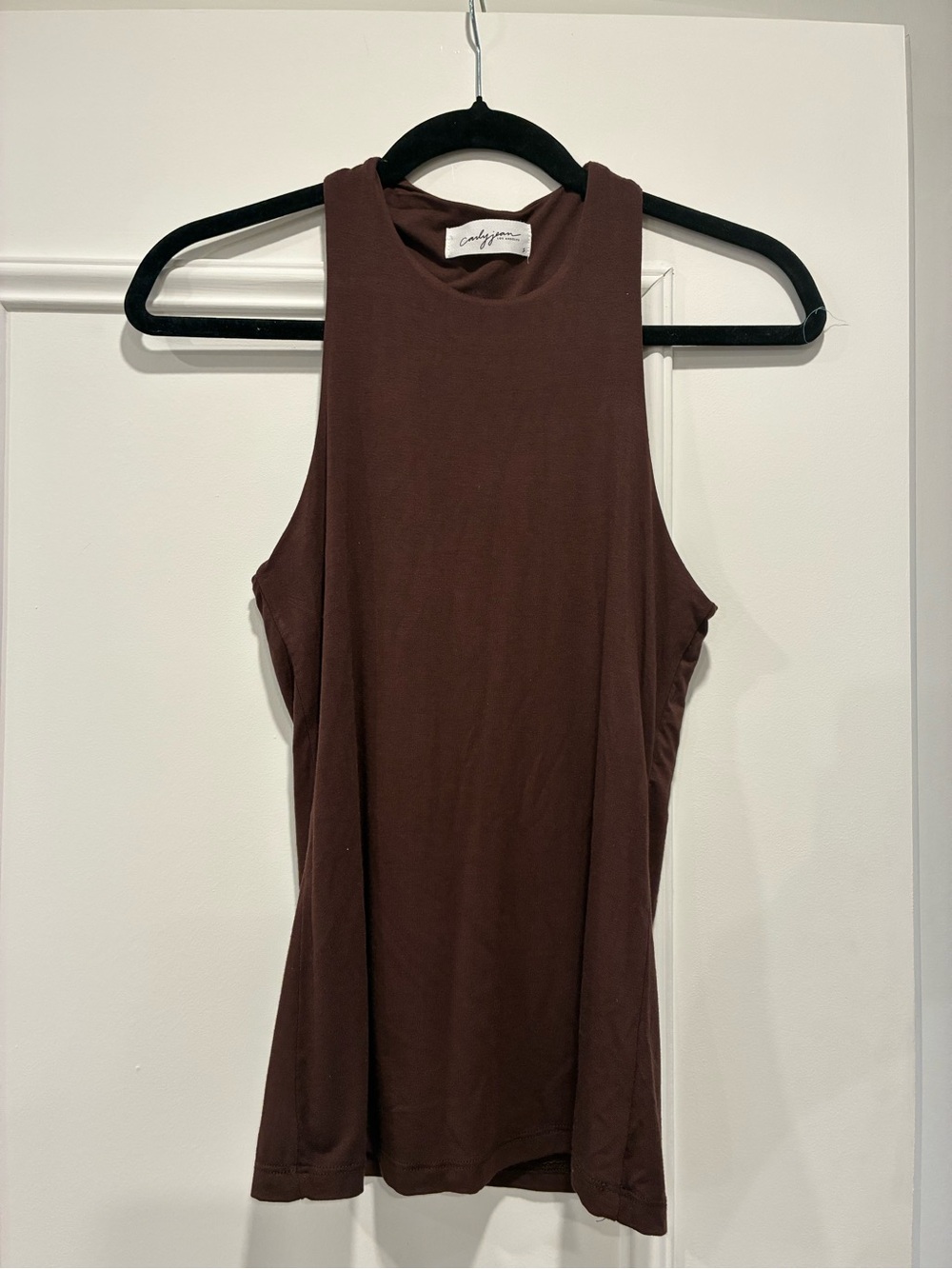 CJLA Eden Tank - Brown racer back tank
